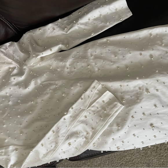 Bead-embellished Satin Dress- NWT - Picture 11 of 13